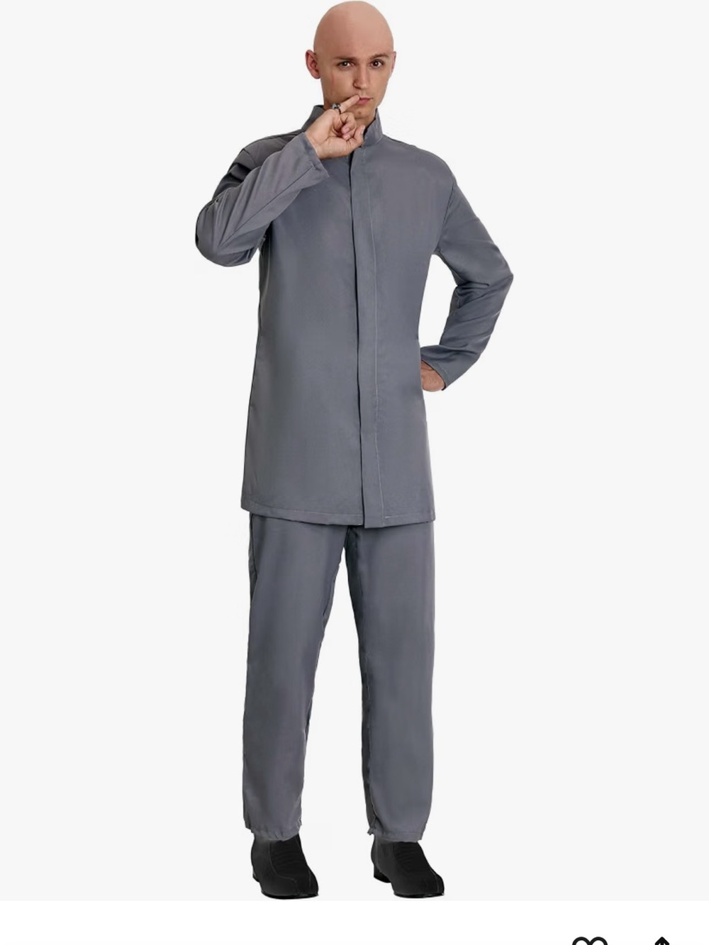 Men’s Dr Evil costume. XL